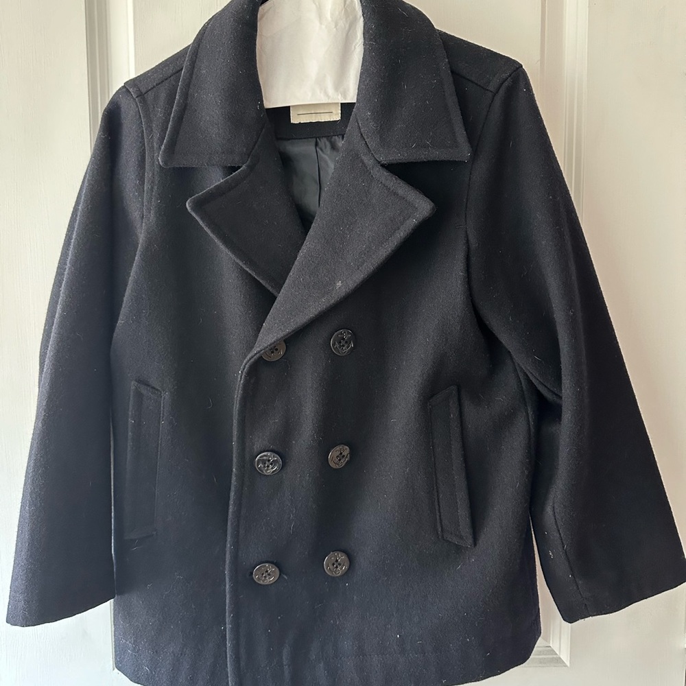 Boys pea coat size 8-Old Navy brand-Navy Blue